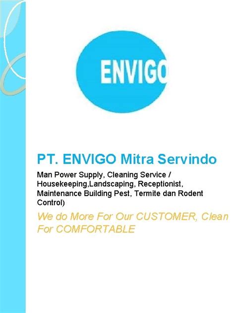 pt envigo|PT ENVIGO Mitra Servindo Man Power。